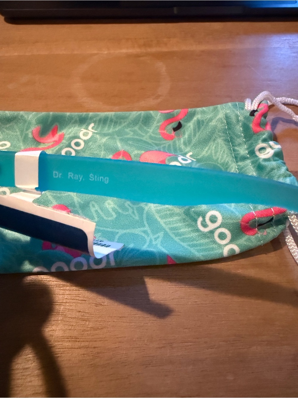 Goodr Teal Mirrored Round Sunglasses - Picture 4 of 4